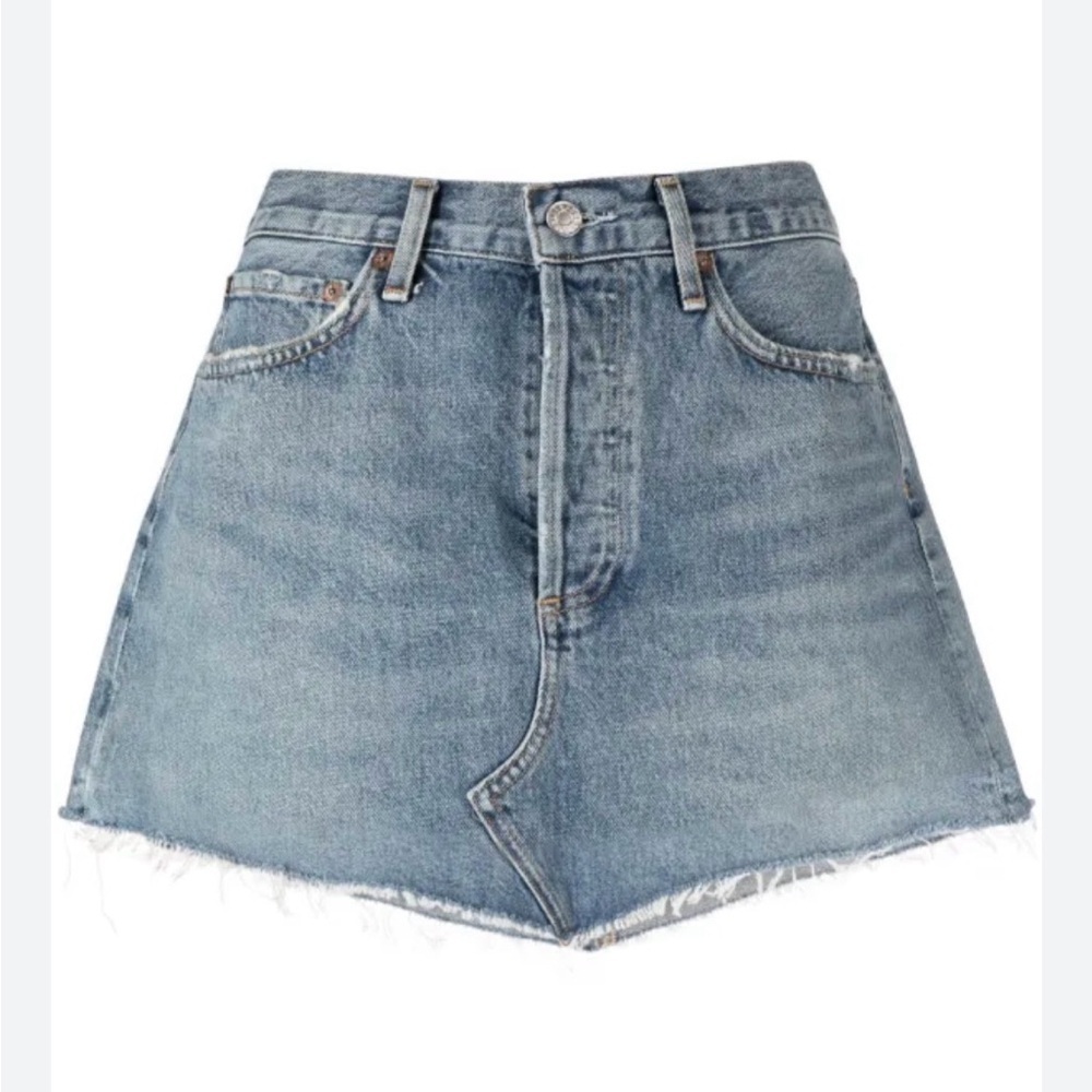 Agolde denim mini skirt size 25